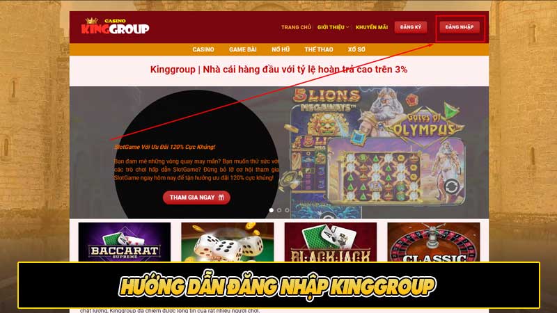 đăng nhập KingGroup